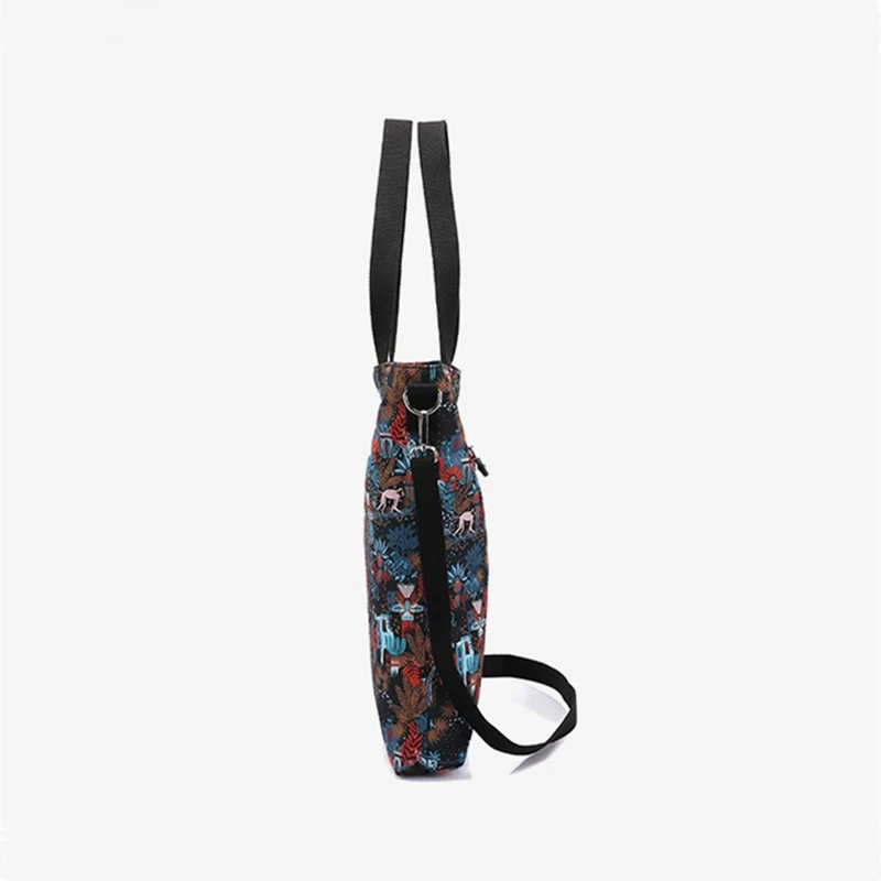 Nesitu Flower Pattern Lightweight Fashion Large Capacity A4 Waterproof Women Shoulder Messenger Bag Handbag Cross Body M0918