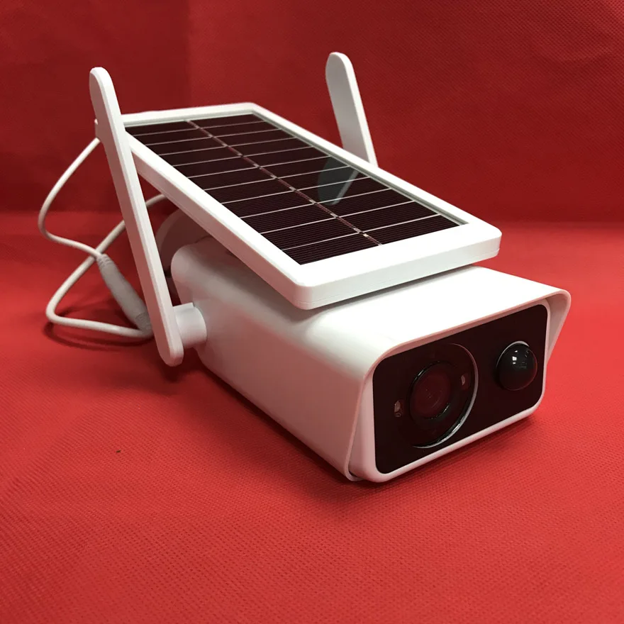 

1080P Solar Panel Wireless Outdoor IP Camera IP66 2.4G WiFi PIR Low Consumption 2-Way Audio Rechargeable Battery