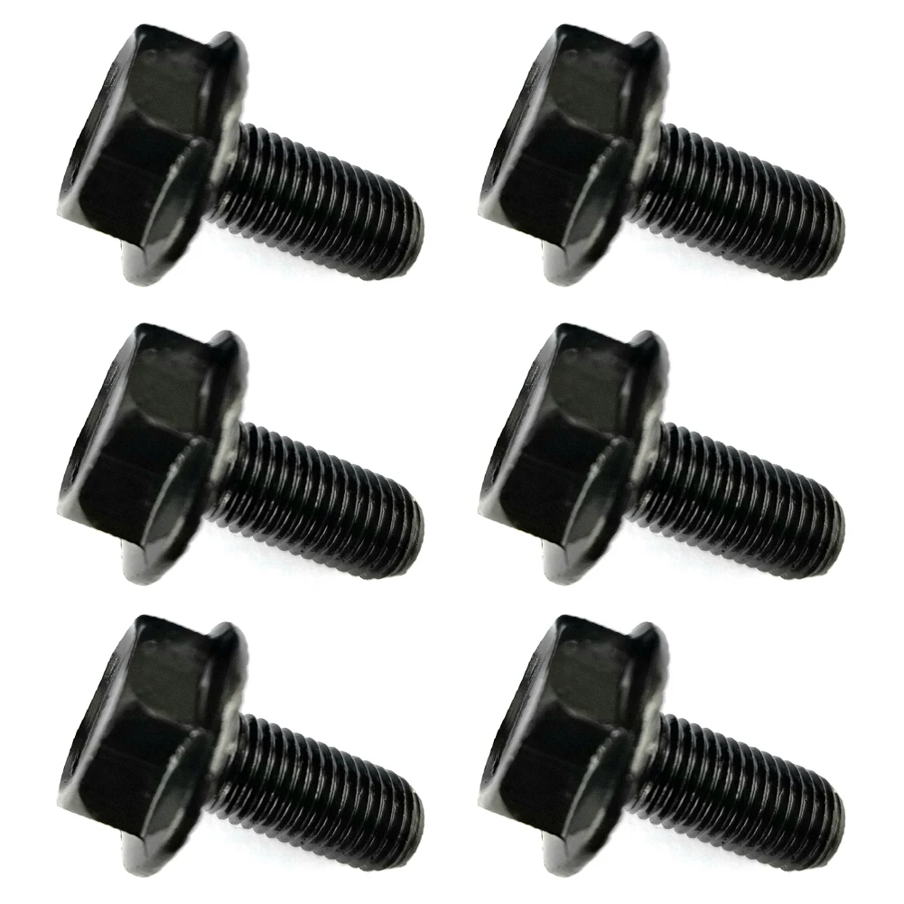 6PCS Bike CrankArm Bolt 18mm Thread Length 24mm Total Length New Set Of 6 Strong Tension MTB Bike Lectric Vehicle