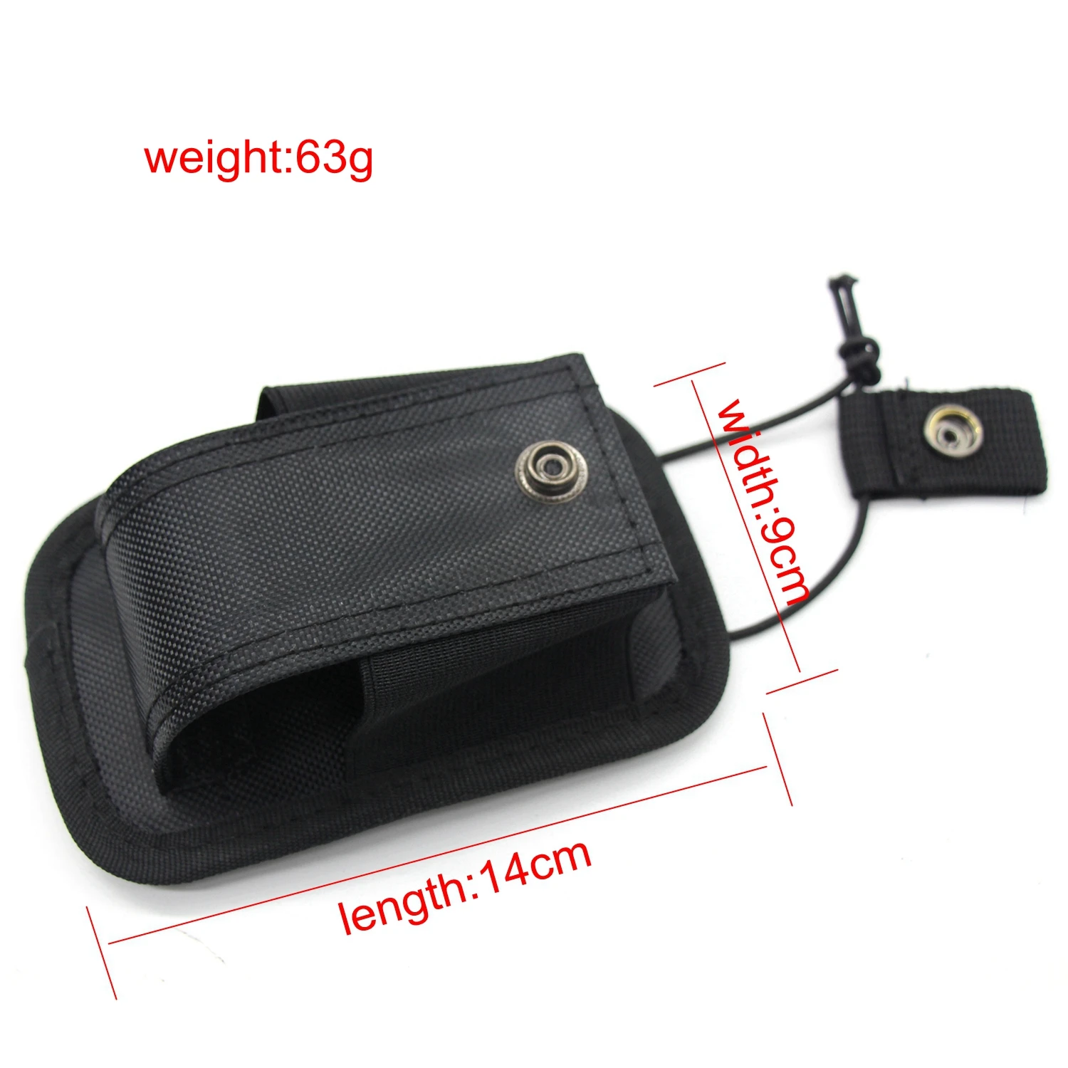 Funda táctica multiuso MOLLE con spray, linterna y walkie talkie - imagen 4