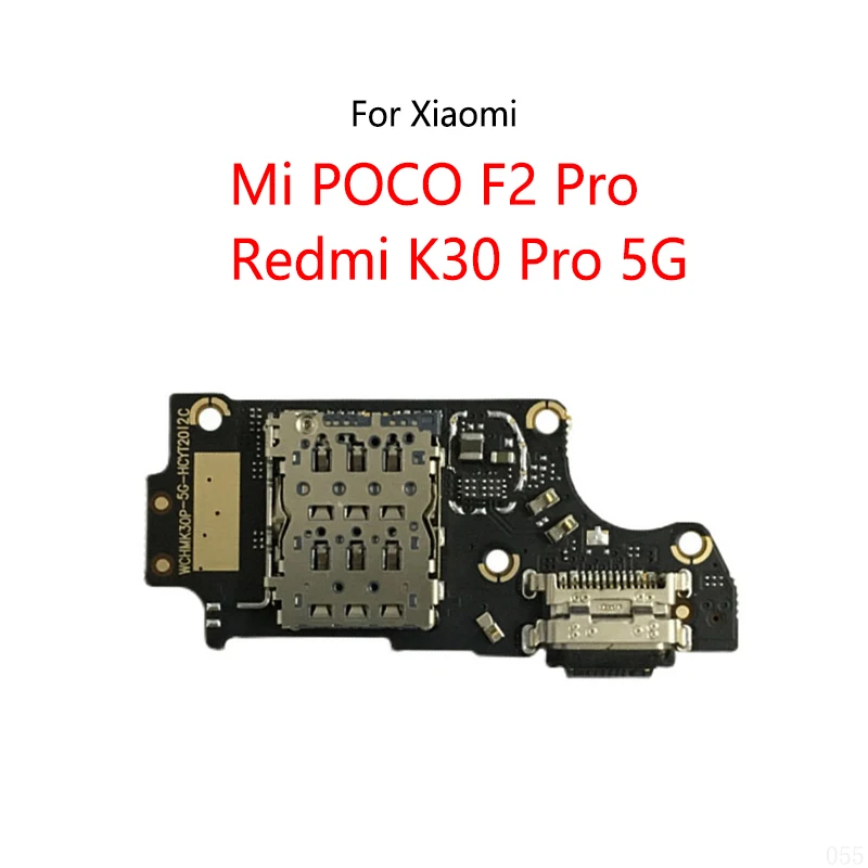 USB Charging Dock Port Socket Jack Plug Connector Charge Board Flex Cable For Xiaomi Redmi K30 Pro 5G / Mi POCO F2 Pro