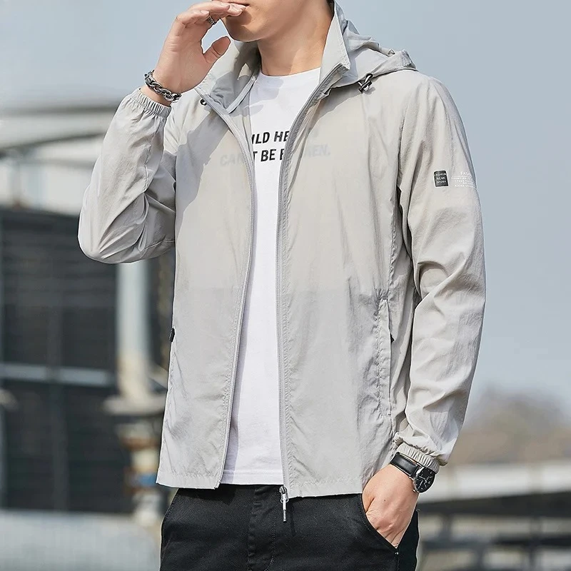

Summer Hooded Jacket Men Women Waterproof Sun Protection Clothing Fishing Hunting Clothes Quick Dry Skin Windbreaker