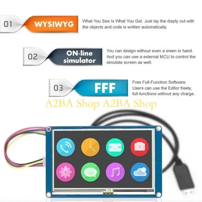 a2ba-for-nextion-nx4832t035-screen-board-35inch-lcd-inteligent-tft-lcd-touchable-display-module-electronics-development-board