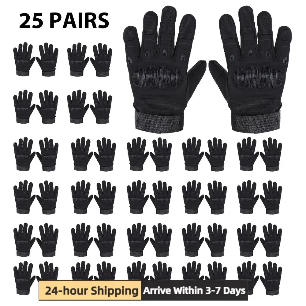 

Боевые перчатки для мужчин и женщин с сенсорным экраном, полнопальцевые, с защитой костяшек и регулируемой фиксацией запястья, для страйкбола, пейнтбола, работы на поле боя