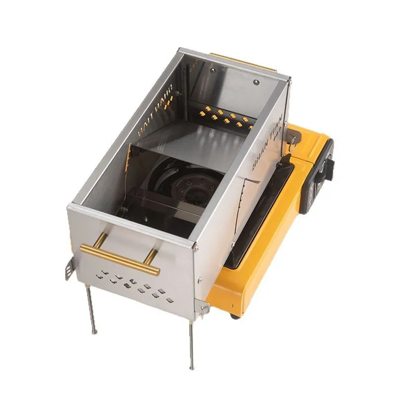 

New Multifunctional Cassette Grill BBQ Grill Family Indoor BBQ Smokeless Gas Stove Stainless Steel BBQ