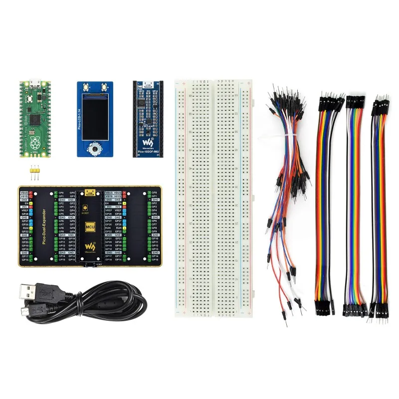 Imagem -02 - Kit de Avaliação Raspberry pi Pico tipo b Inclui Rpi Pico Mais Lcd a Cores Imu Sensor Expansor Gpio