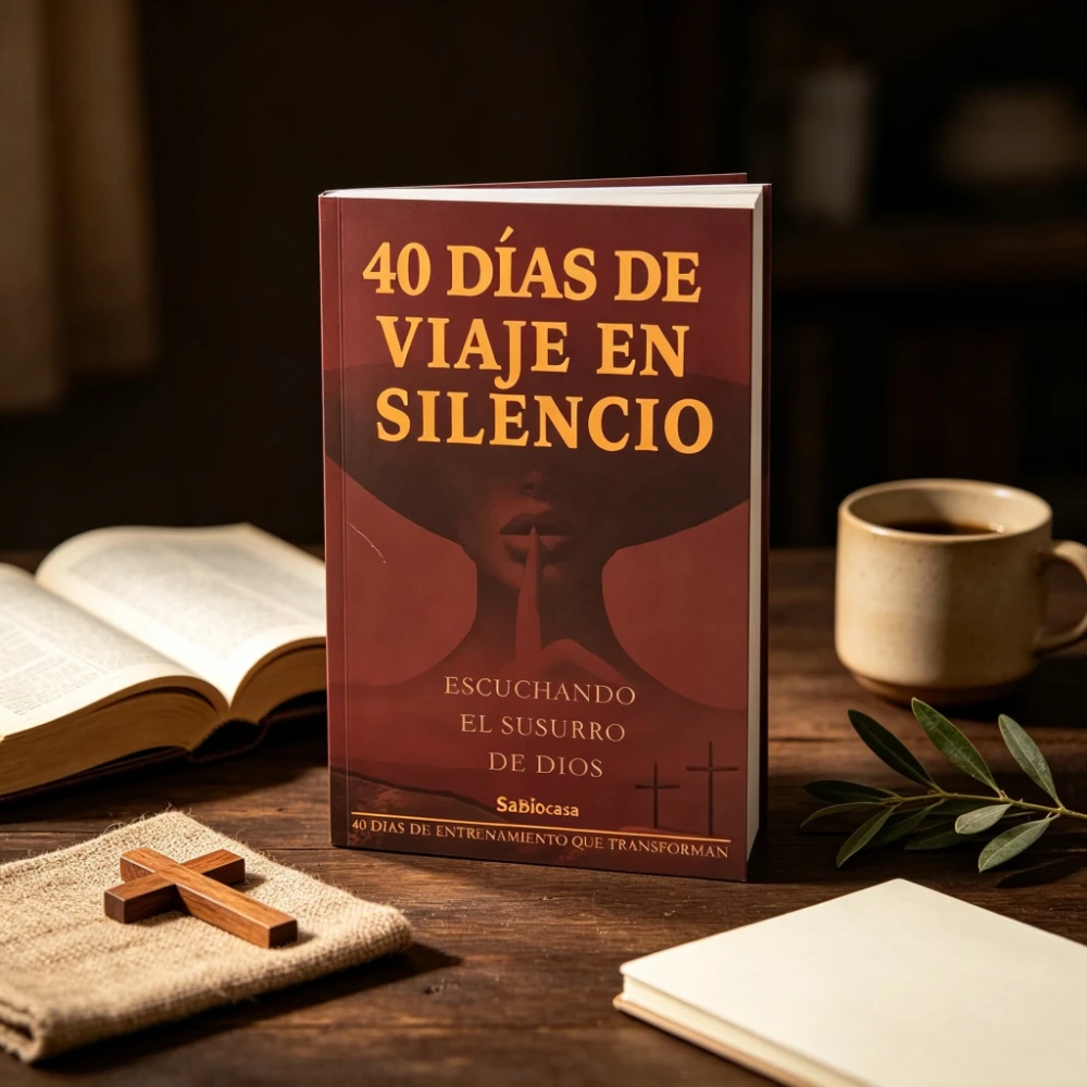 40 D í as de Viaje en Silencio Spanish Christian Books 40 Days Spiritual Training Silent Prayer Spiritual Growth Faith Reading