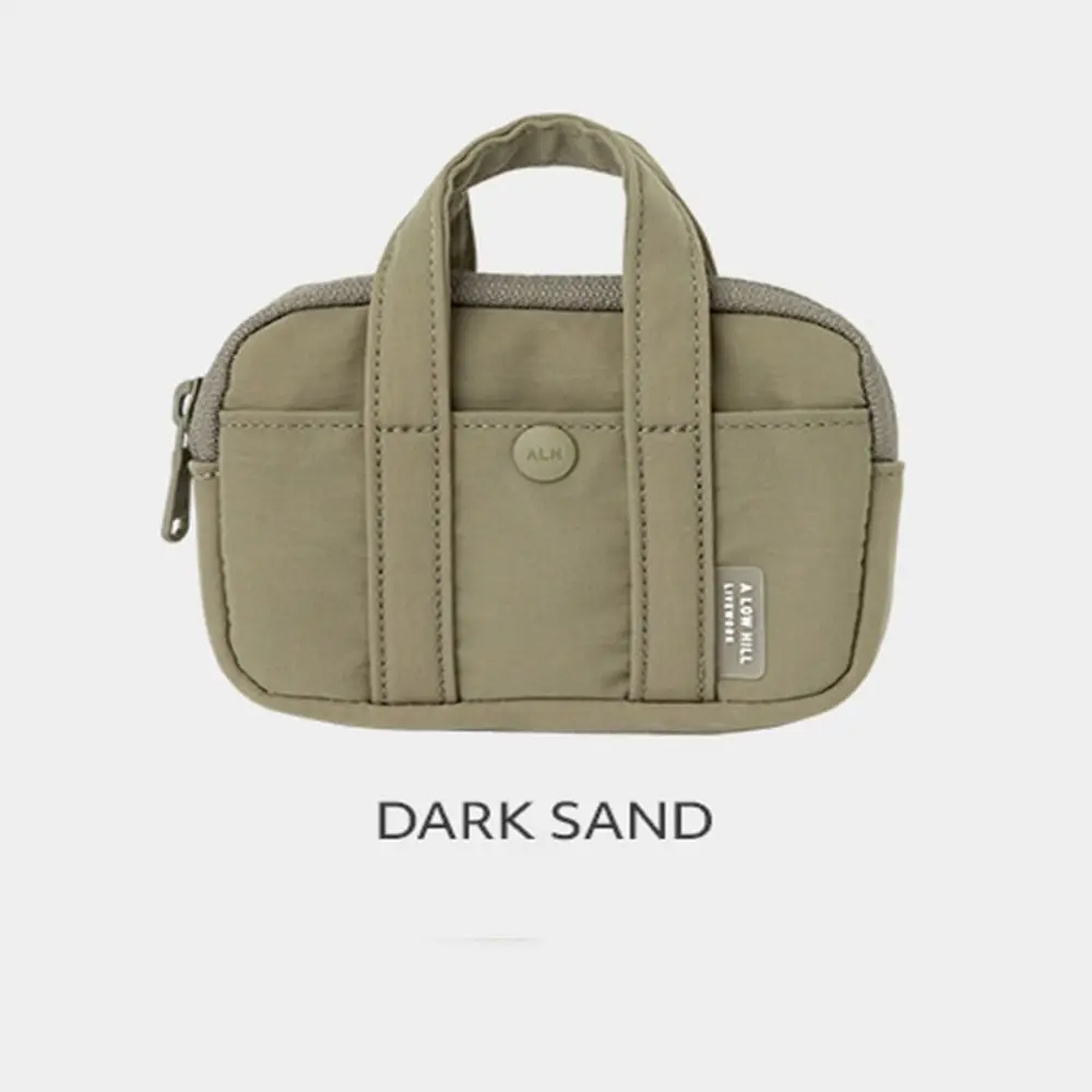 محفظة عملية محمولة من النايلون للعملات المعدنية على الطراز الكوري بسحاب وحقيبة بطاقات منظم بطاقات البنك خفيفة الوزن للرجال محفظة للطلاب