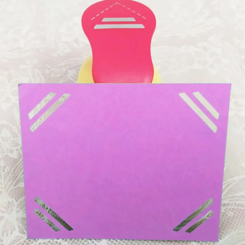 Double Equal Line Corner Craft Punch Curve Diy Border Hole Punch Paper Cutter Embossing Papel Scrapbook