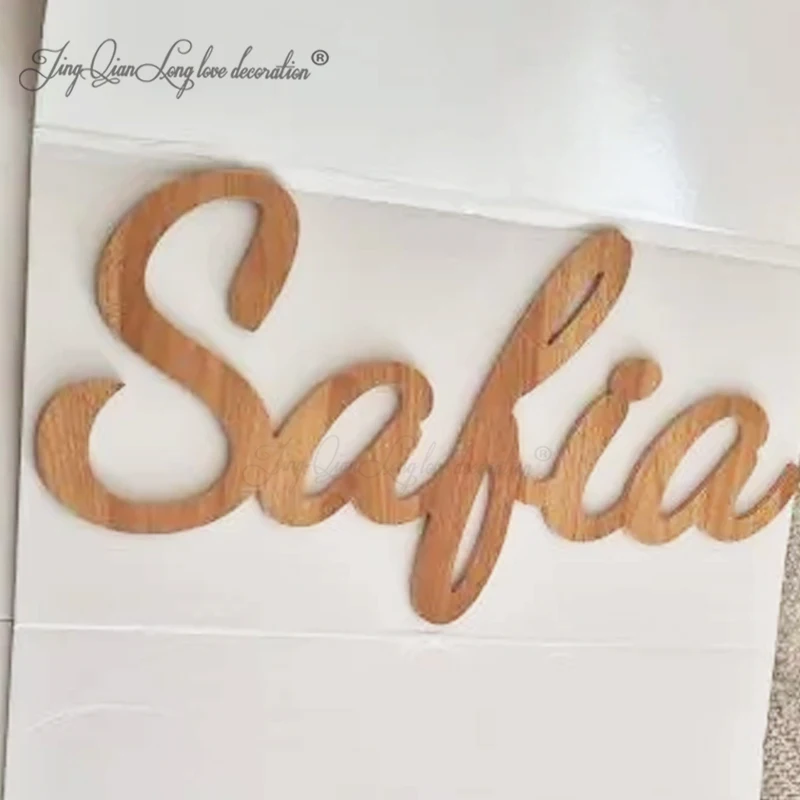 

Custom Personalizable Wall Art Letters Personalized Wood Writing Custom Wooden Name Nursery Pet Name Sign