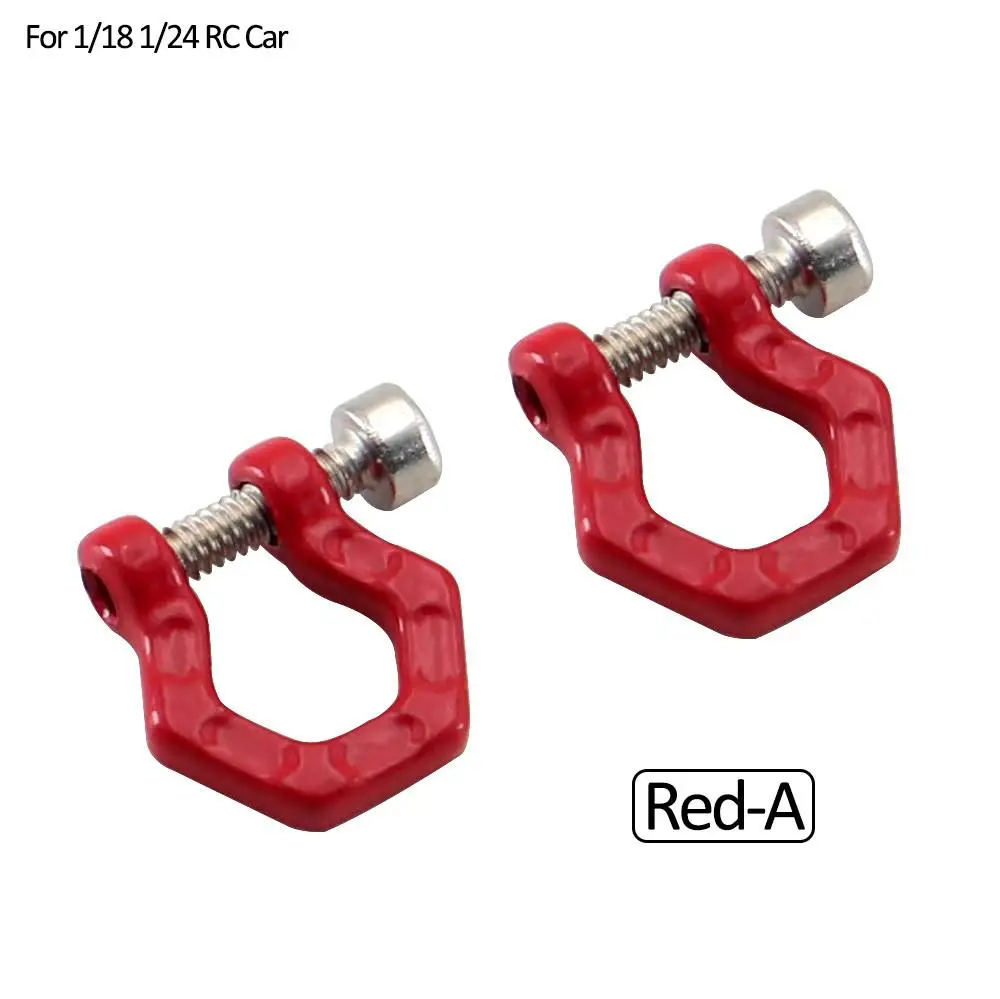 Ajrc U-Ringe Abschlepphaken vordere und hintere Stoßstange Abschlepphaken für Fcx18 Lc80 Traxxas Trx4m Defender Axial Scx24 Upgrade
