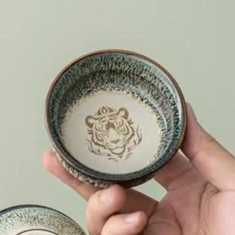 

12pcs Jingdezhen Ceramics Zodiac Traditional Chinese Tea Cup Set Handpainted Porcelain Master Cups Kung Fu Teaset Gift Box