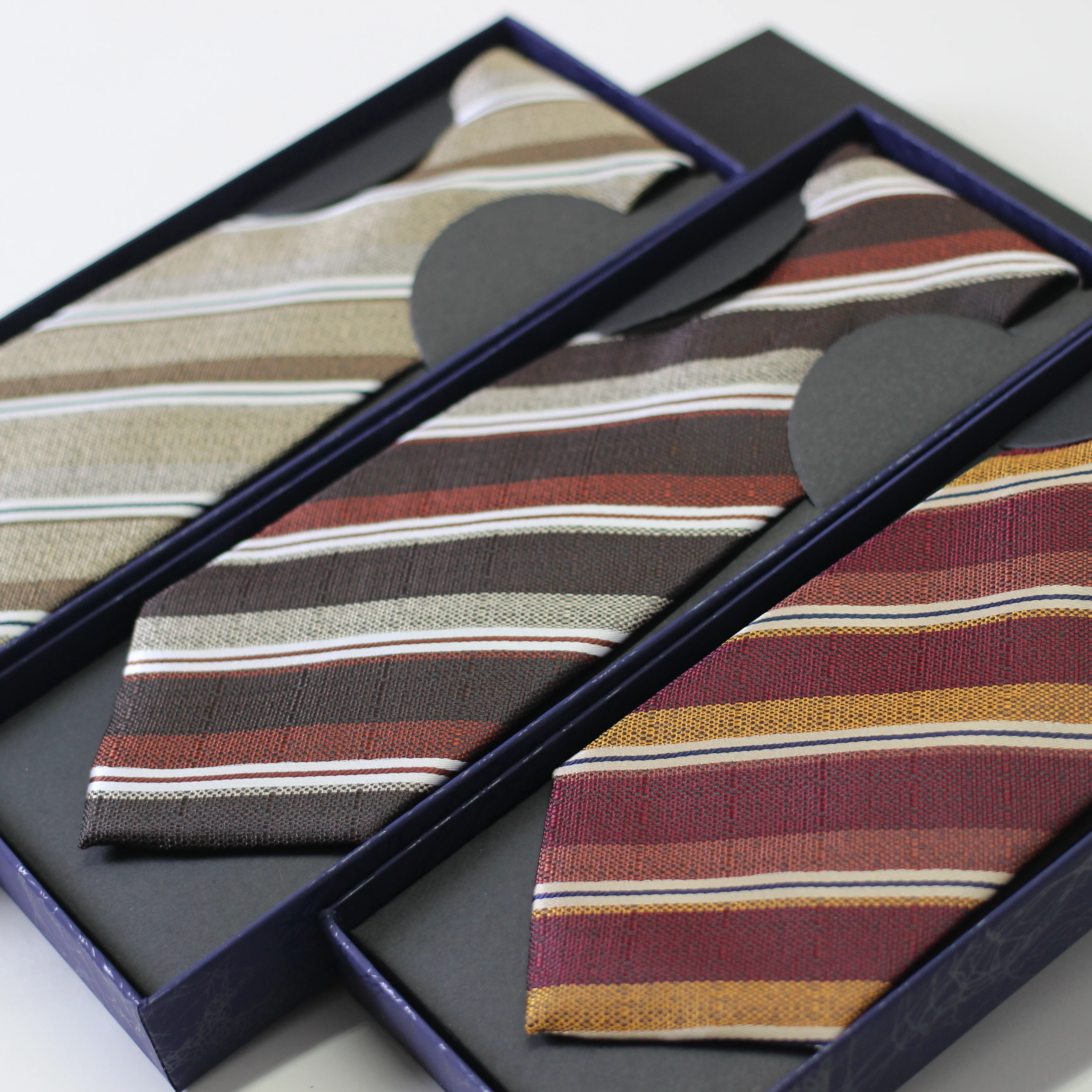 

Новый мужской классический носовой платок с коробкой в полоску 8,5 см, жаккардовый красный, синий, коричневый, зеленый галстук, повседневная одежда, галстук для мужчин