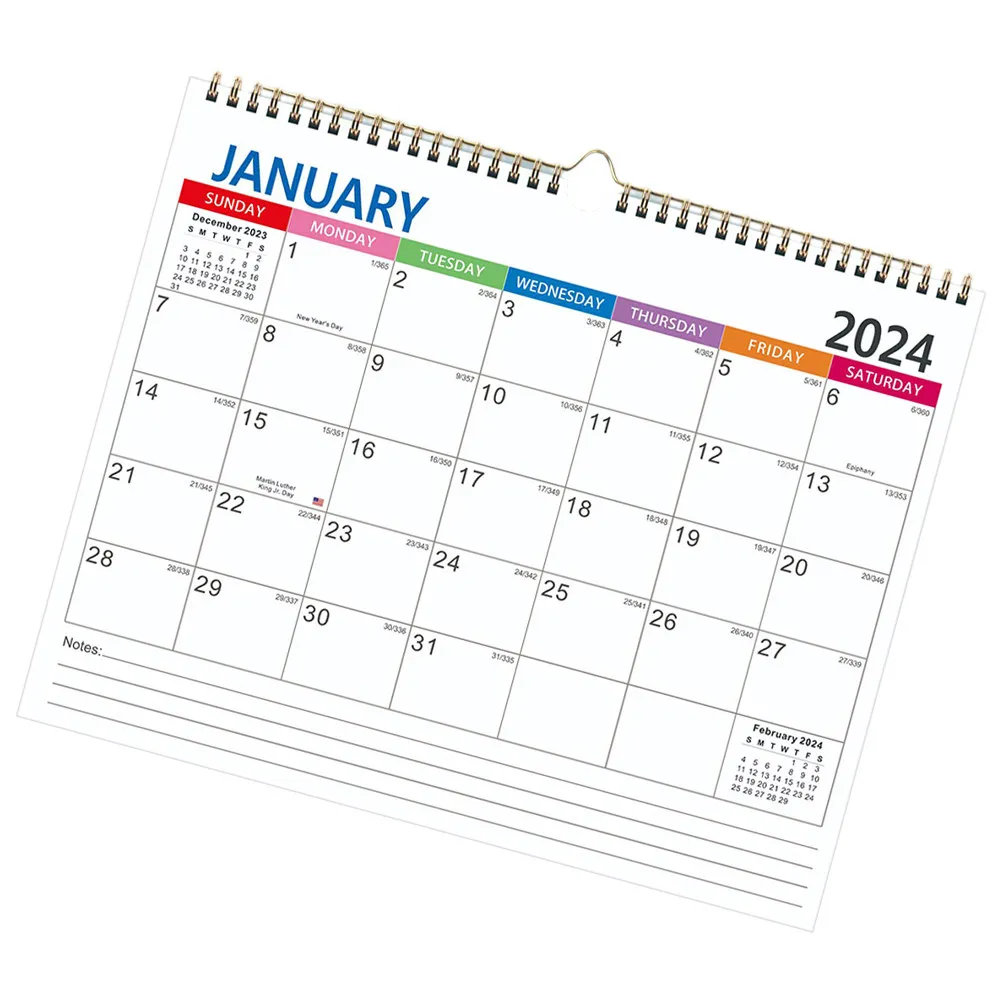 

2024-2025 Monthly Wall Calendar Smooth Polished Surface Appointment Hanging Calendar for Home Office Family Daily Use Countdown