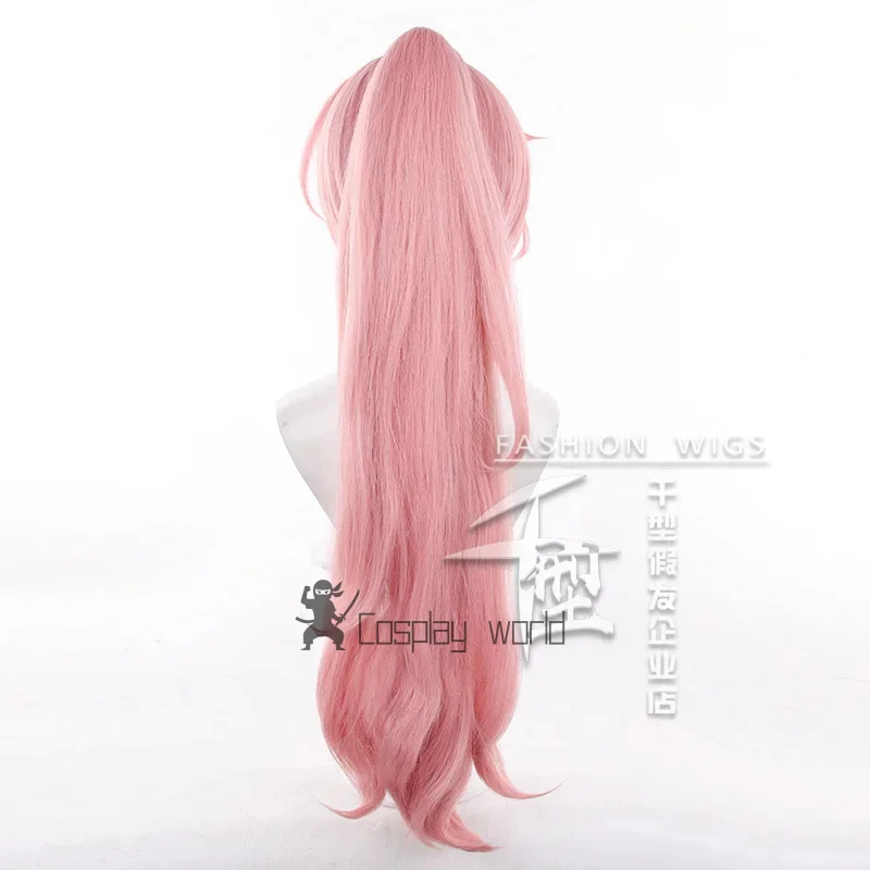 النساء نيكول ديمارا شعر مستعار تأثيري ذيل حصان لعبة حفلة Zenless منطقة صفر زي 80 سنتيمتر طويل الاصطناعية الشعر هالوين شعر مستعار + غطاء شعر مستعار #2