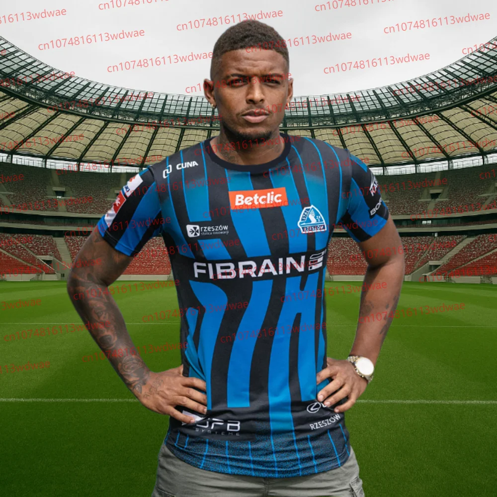 25-26 جديد البولندية لكرة القدم الرجال كرة القدم جيرسي بولندا التجفيف السريع كشك Rzeszow جيرسي كيت الرجال Polska كرة القدم طفل جيرسي أطقم #2