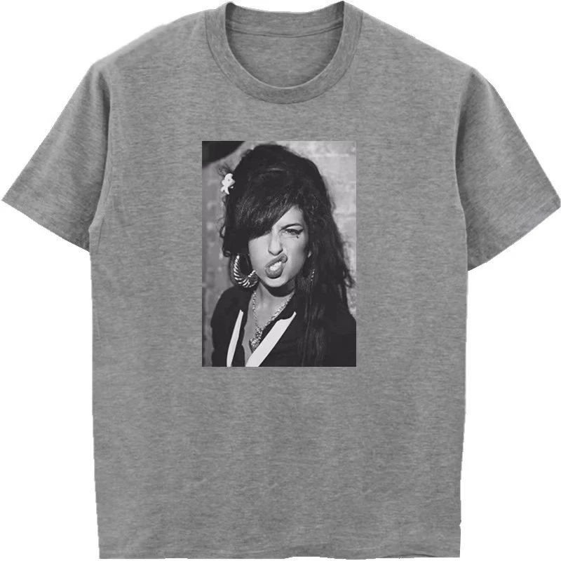 2025 ايمي واينهاوس ليجارداري تي شيرت طباعة تيز الرجال النساء القطن قصير الأكمام تي شيرت الهيب هوب القمم الصيف ملابس الشارع الشهير