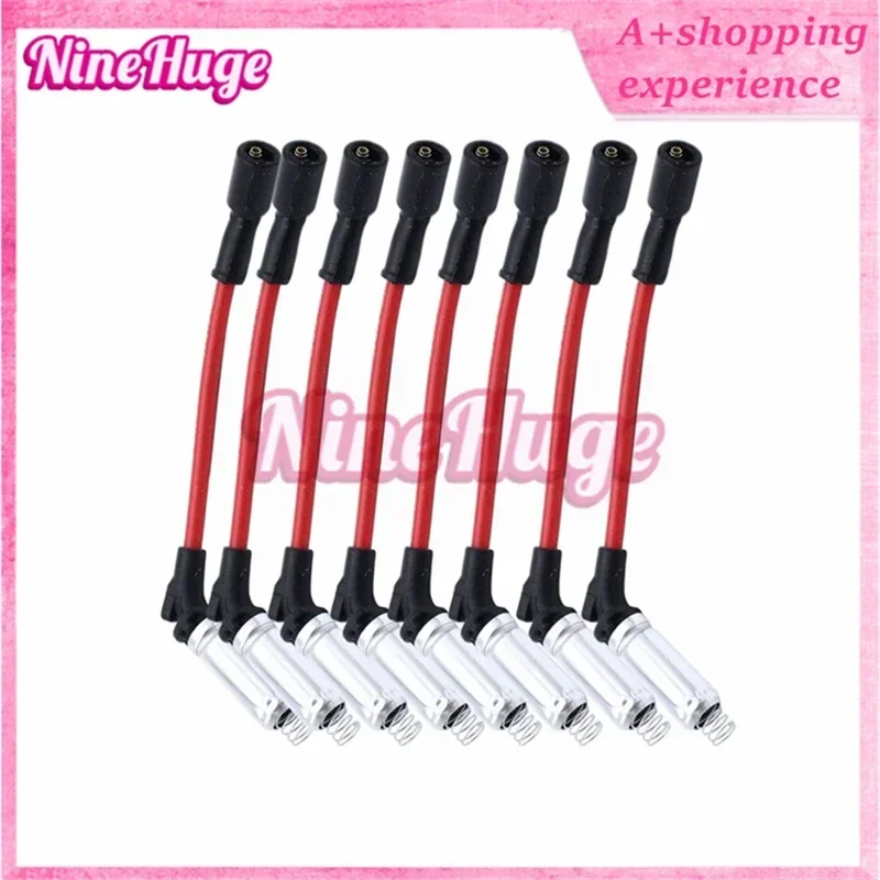 

8PCS NEW Spark Plug Wire Kit 19351593 9748RR for Chevrolet Corvette SSR GTO Silverado Tahoe Cadillac Escalade GMC Hummer V8