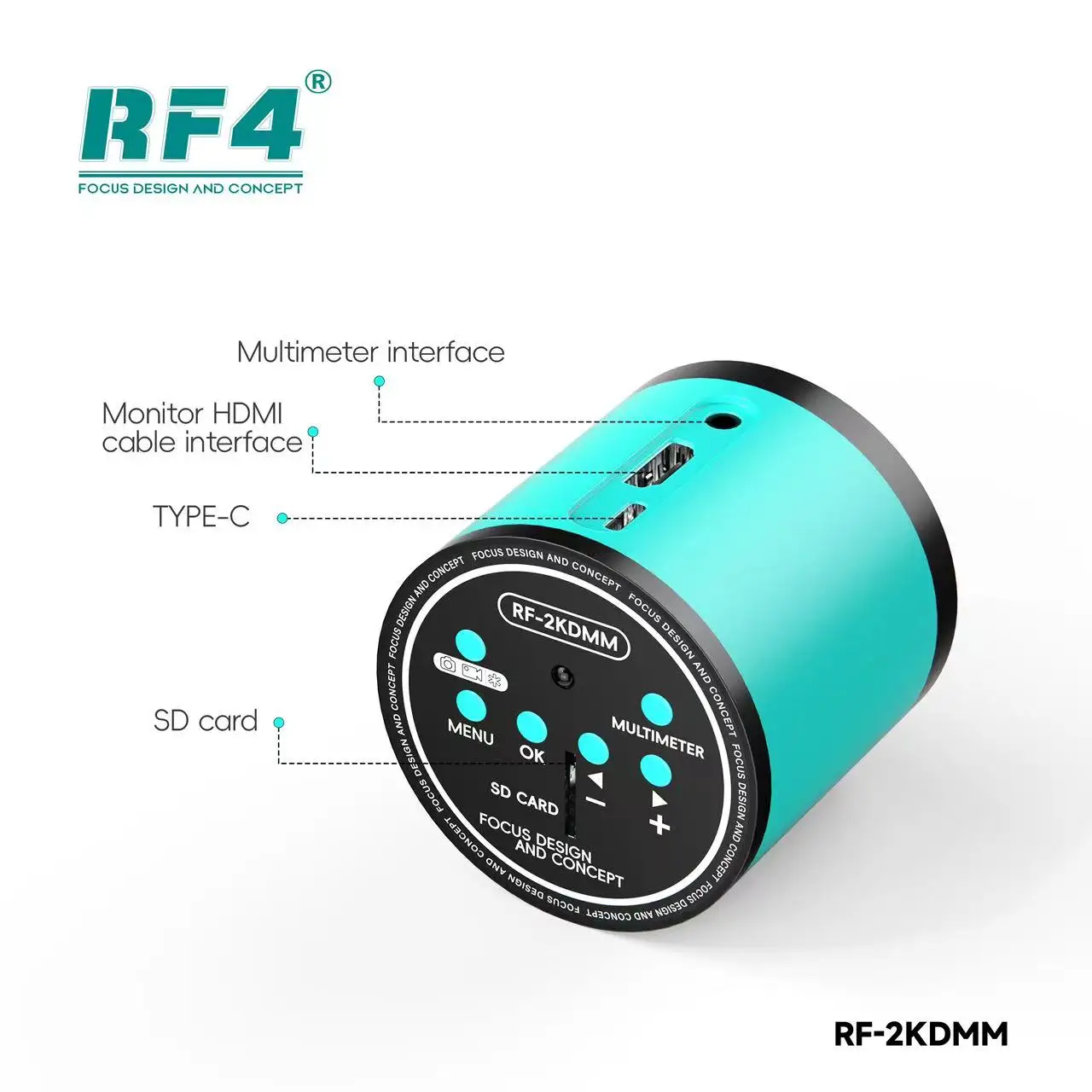 Nowy aparat RF4 RF-2KDM mintegruje różne funkcje multimetru na tym samym ekranie i funkcję porównywania ekranu Hassplit