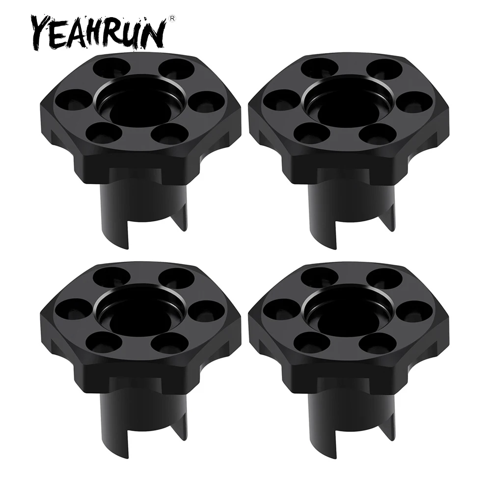 YEAHRUN 4Pcs Aluminum Alloy Wheel Hex Hub Adapters for Sakura Cero Ultra 1/10 RC Drift Car Upgrade Parts