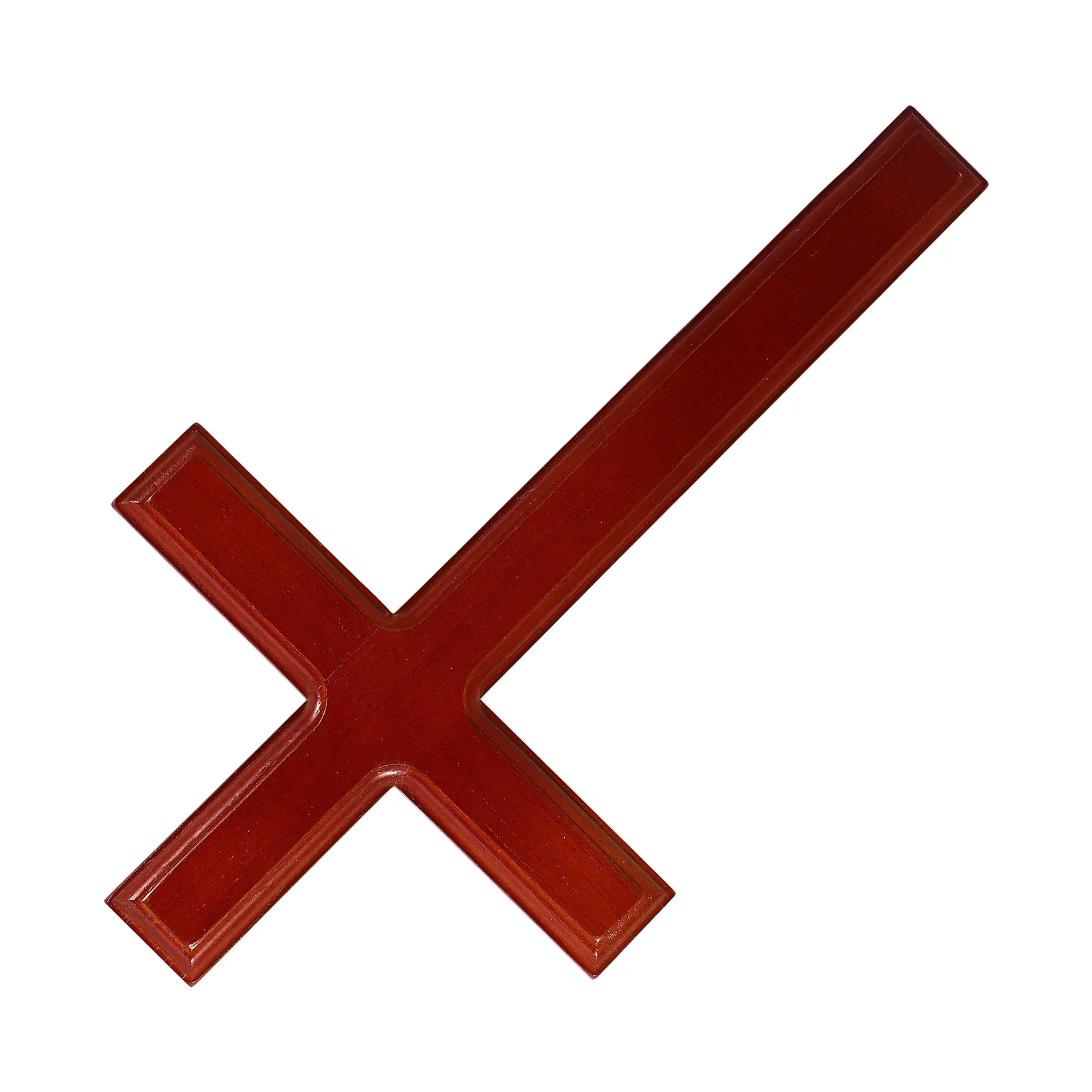 

Wooden Cross Wooden Craft Decor 30cm Red Compact Size Catholic Festival Ornament Standing Jesus Church DIY Crafts