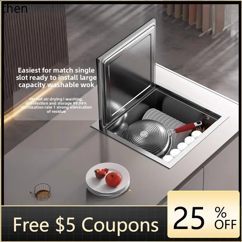 XW  single slot steam cleaner independent fully automatic kitchen embedded washable pot fruits and vegetables