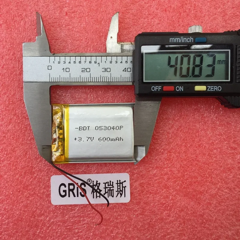 الملاحة سمّاعات بلوتوث مشغل بطاقة MP3 بطارية آلة فاتنة دو 503040   مسجل خلية ليثيوم أيون قابلة للشحن