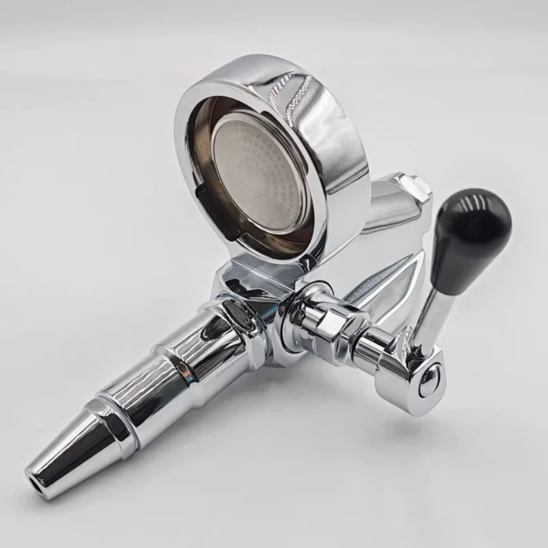 304 Stainless Steel Brewing Head Assembly E61 Series Coffee Machine Parts 58MM Handle Compatible Mechanical/Electronic Model