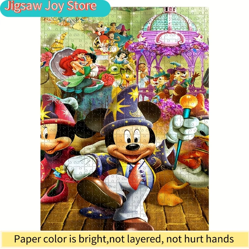 

1000 деталей: Пазл «Волшебный замок» с Микки и Минни Маус, принцессами и пиратами — Официальная вечеринка с ушками Микки и Минни