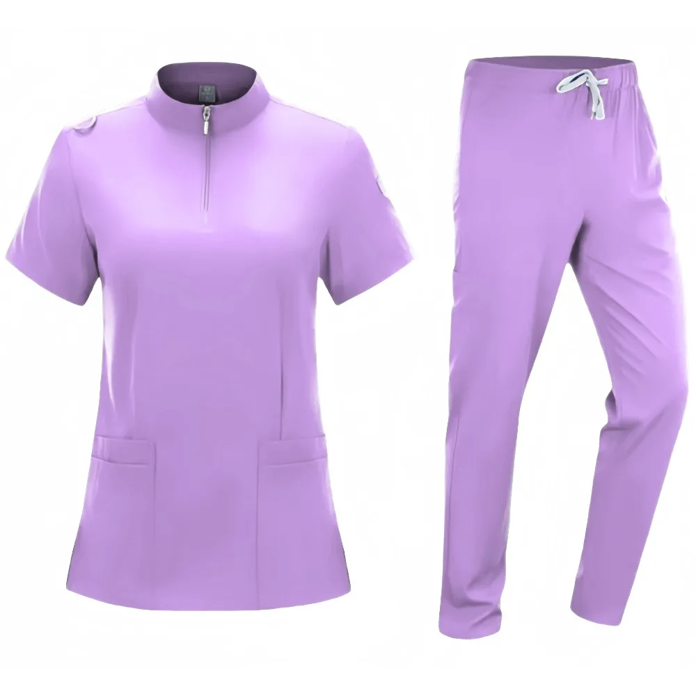 Medical Scrubs Uniform Women Scrub Sets Nursing Accessories Hospital Surgery Gowns Dental Clinic Beauty Salon Workwear Nursing