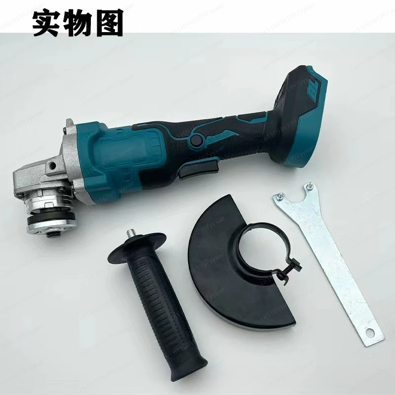 Lithium battery angle grinder type 125, brushless motor, two batteries and one charging set