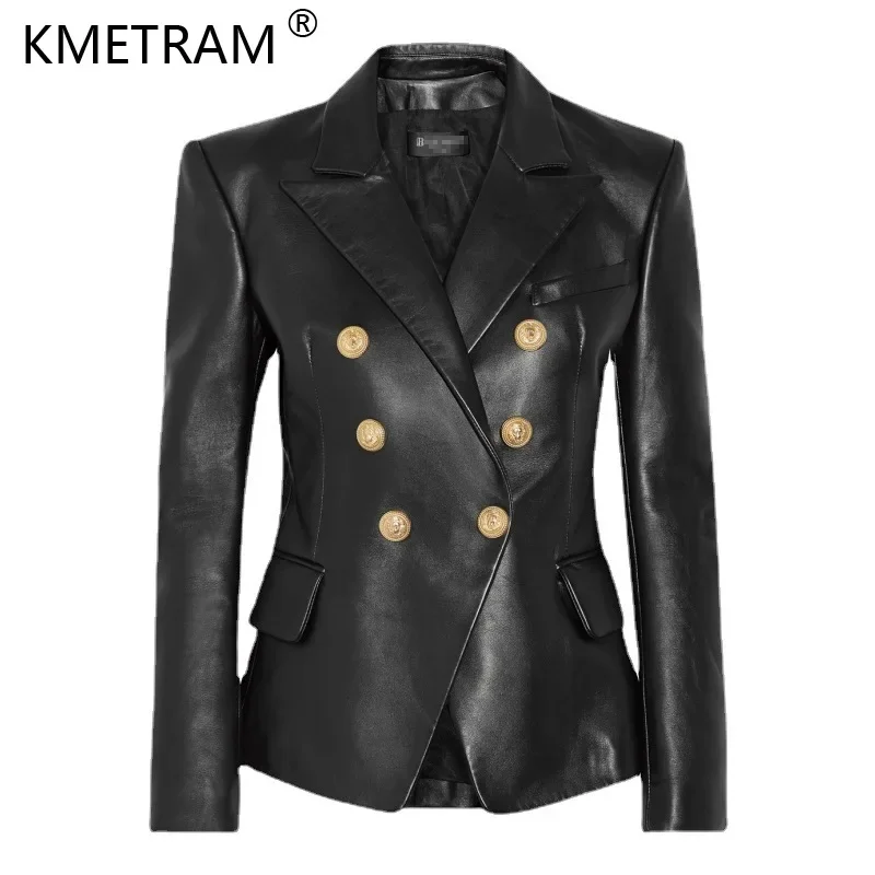 2024 New Fashion Real Leather Jackets Woman Top Genuine Sheepskin Jacket for Women Short Leather Coat Motorbike Women Clothes