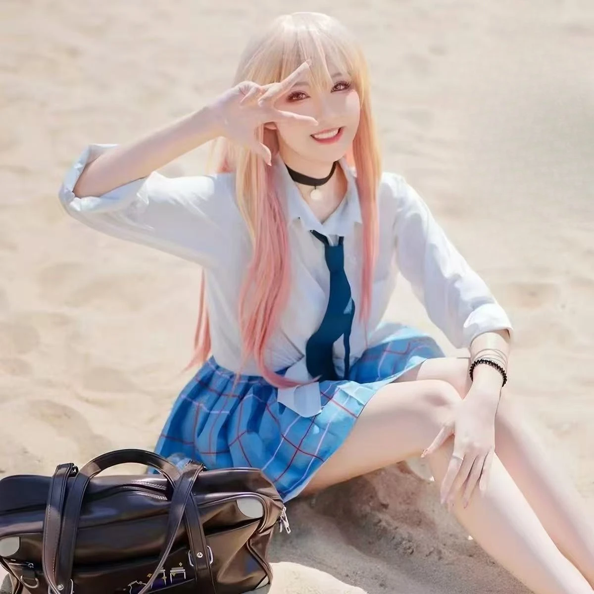 Anime My Dress Up Darling Kitagawa Marin Cosplay Costume Japanese Girl JK School Uniform Skirt Outfits Halloween Daily Outfits