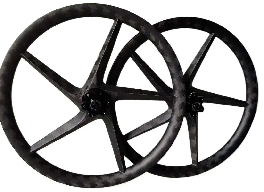 

Folding Bike BMX Carbon Fiber Wheels for Brompton 16inch 349 Dise Brack 11/12 Speed V Brake 7 Speed 5 Spokes Bicycle Wheelset