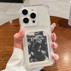 Card Slot Bag Holder Phone Case For Samsung A55 5g A54 A15 A25 A34 A32 A24 A35 A53 A56 A26 A06 A36 S23 FE S24 S25 Ultra Cover