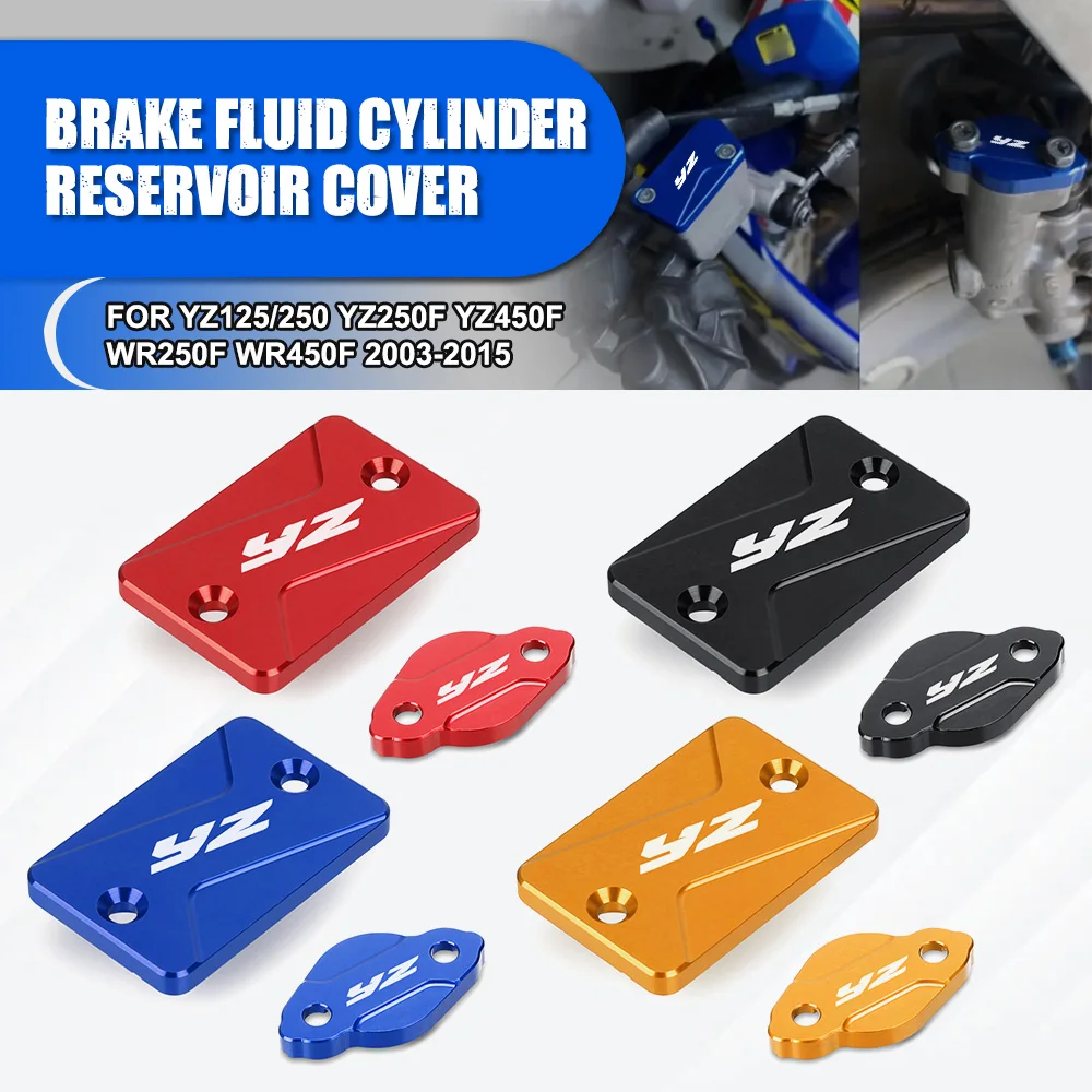 

Аксессуары, передняя и задняя крышка бачка тормозной жидкости для мотоцикла Yamaha YZ125/250 YZ250F YZ450F WR250F WR450F 2003-2015