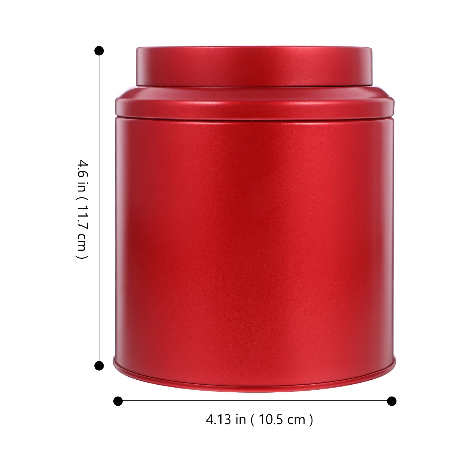 

Premium Tinplate Storage Jar For Tea Coffee Beans Airtight Food Container Travel Kitchen Organizer Smooth Surface Household