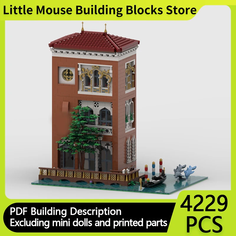 

Модель City Street View MOC Building Bricks Художественная галерея по каналу Модульная технология Подарки Праздник Сборка Детские игрушки Костюм