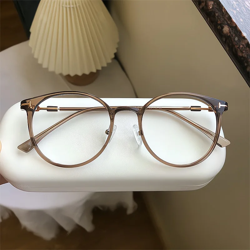 

Unisex Myopia Glasses Vintage Anti-blue Light Blocking shortsighted Eyeglasses Diopter 0 To -4.0 Retro Finished Optical Eyewear