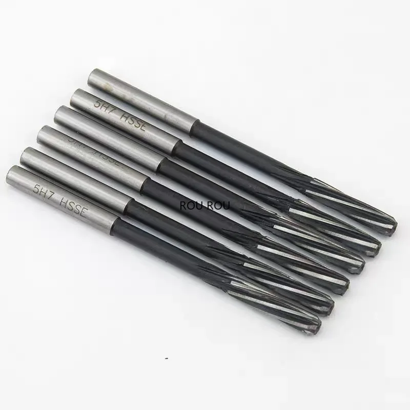 3-20mm HSS H7 Machine Reamer Straight Shank Spiral Groove Drilling Deburring Chucking Plumbing Tool Chuck Hole Expansion