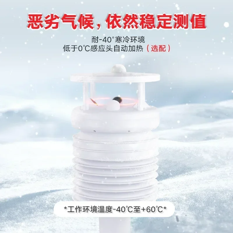 High-Precision Multi-Element Outdoor Weather Station Optional Wind Speed Wind Direction Atmospheric