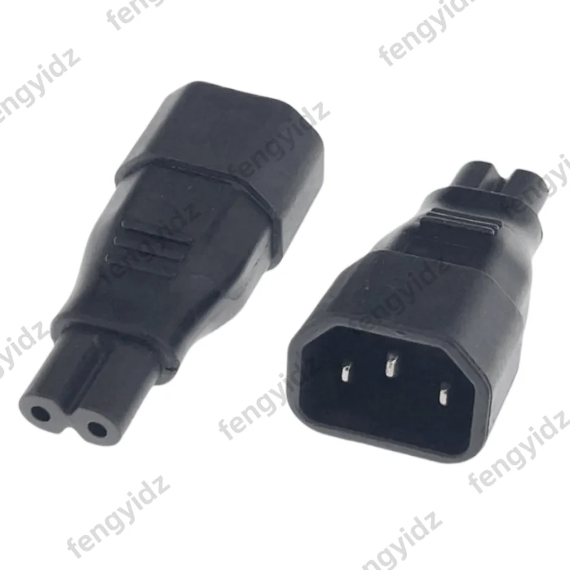 fengyidz  IEC 320 C14 to C7 adapter IEC C7 to C14 AC adapter Kettle 3-Pin C14 Male To C7 Female Power Converter Plug Socket
