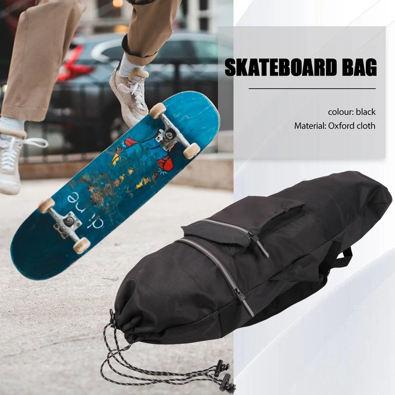 Double Rocker Skateboard Backpack Land Surfboard Bag Longboard Bag Skateboard Carry Bag Accessories