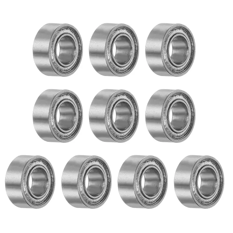 10PCS MR63ZZ Miniature Deep Groove Ball Bearings 3x6x2.5mm Double Shielded Bearings for TRX4 1/10 RC Cars Trucks
