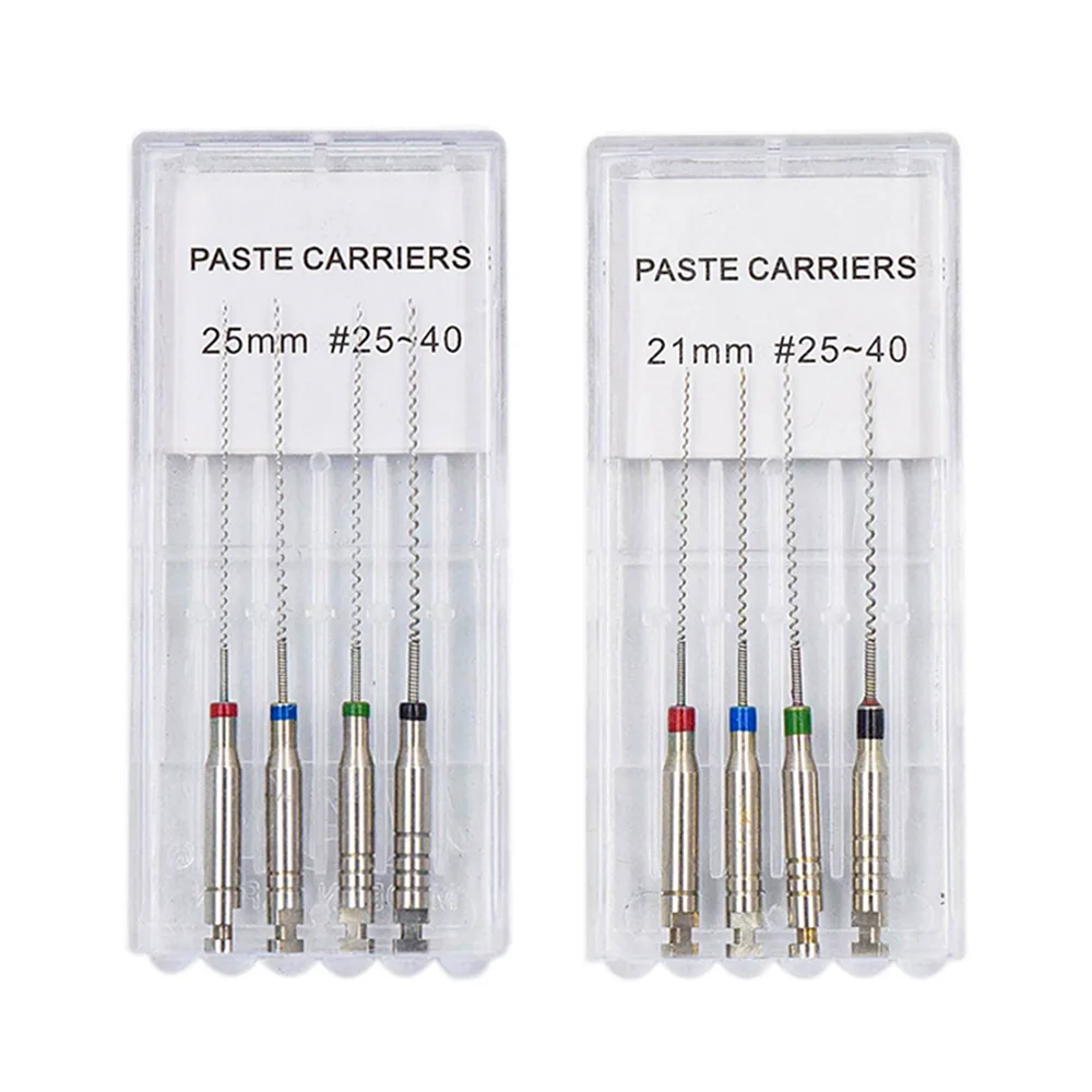 JUMTOP Dental Rotary Paste Carriers #25-40 Endodontics Files Channel Spiral Filler Engine Filling Paste
