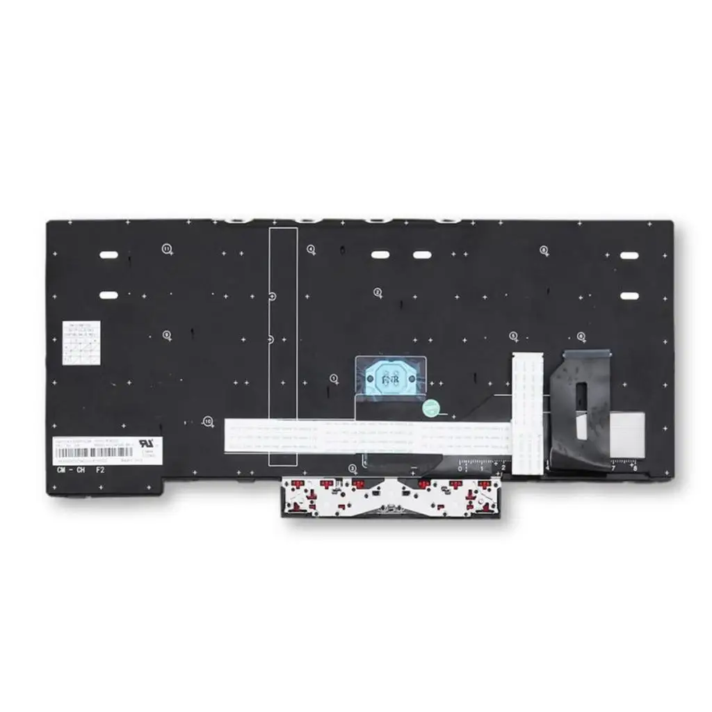 Full Size US English Keyboard Durable Black Frame Replacement for Lenovo Thinkpad L480 L490 E480 E485 E490 E495 Home Office