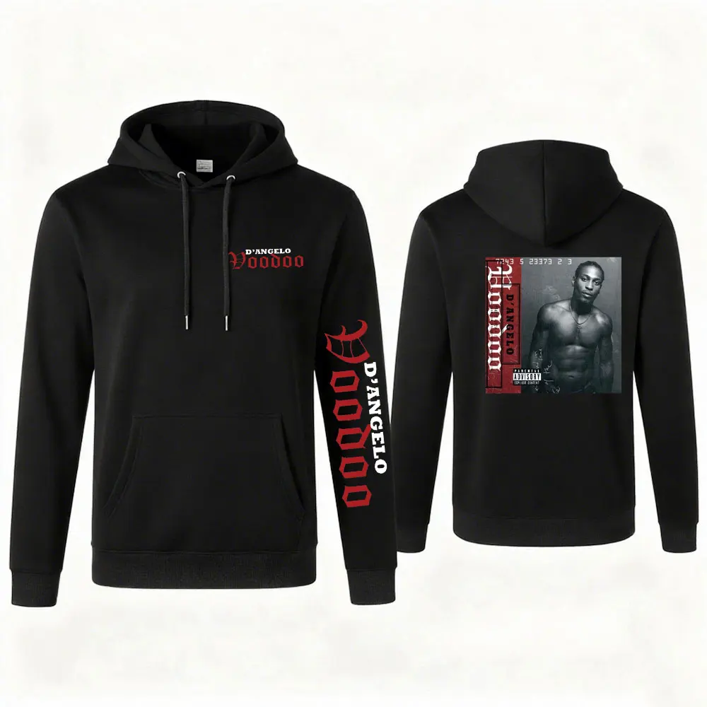 RIP تحية D'Angelo سأفتقد دائمًا. البني السكر الرجال النساء ملابس طويلة الأكمام الخريف هوديي مجموعة الرجال الملابس #1