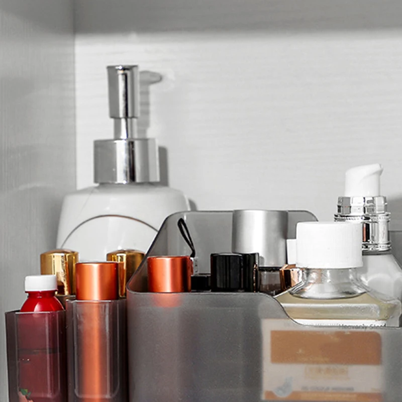Cosmetics Storage Box With Detachable Cells Matte Sundries Cabinet Organizer Bins For DIY Tools Stationery