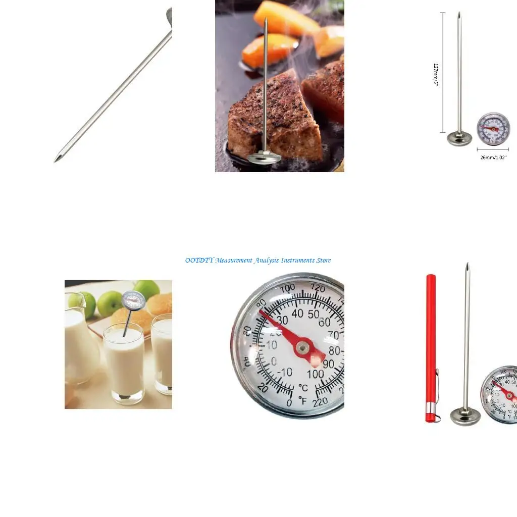 

367D Temperature Test Instrument Mechanical Kitchen Thermometer Easy to Read