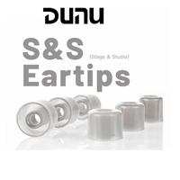 DUNU S&S (Stage & Studio) Silicone Eartips For 4.0mm-6mm Nozzle S/M/L/XL, Universal Silicone Ear Tips for Headphone, Earbuds